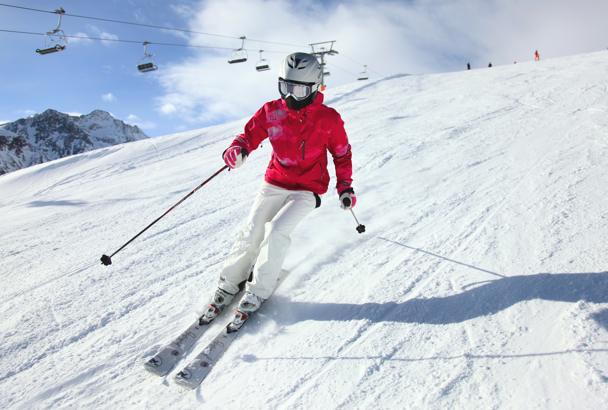 Woman Skiing