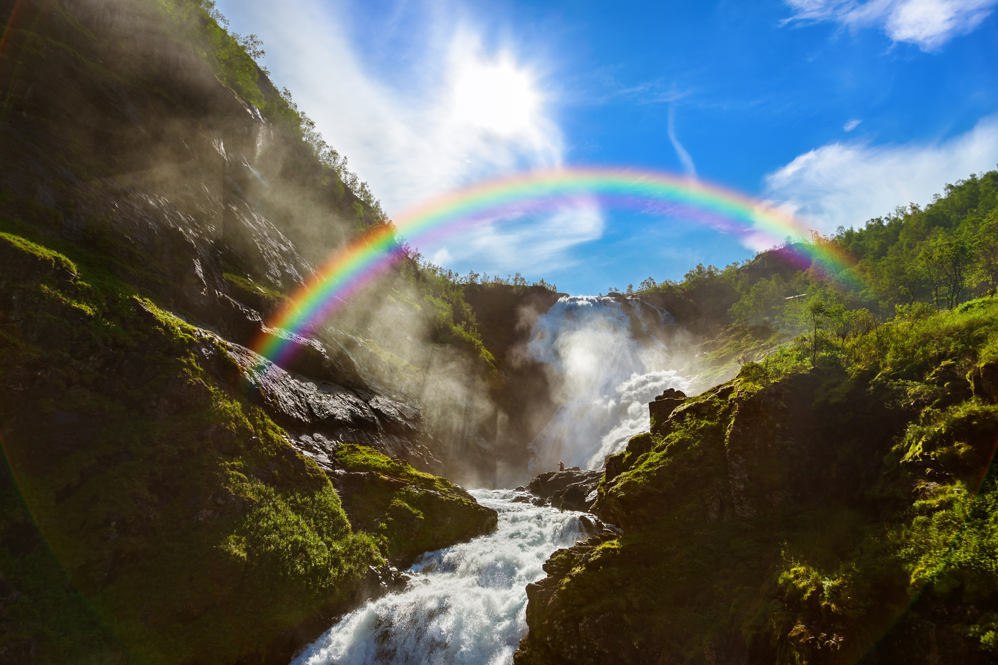 Kjosfossen Waterfall