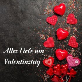 Valentinstag День святого Валентина Открытка 14 февраля Valentinstagskarte