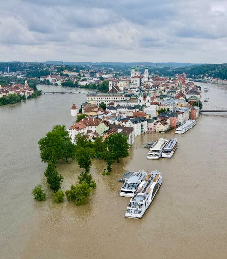 воды в Дунае 