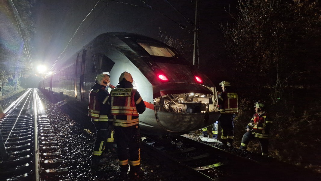 удар молнии Deutsche Bahn