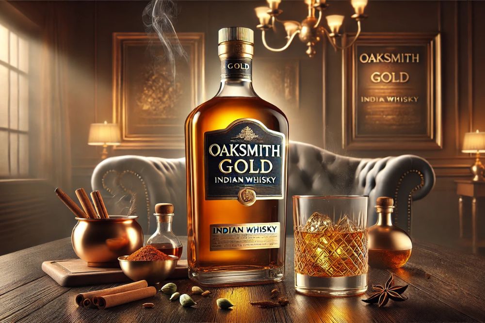 Oaksmith Gold Indian Whisky